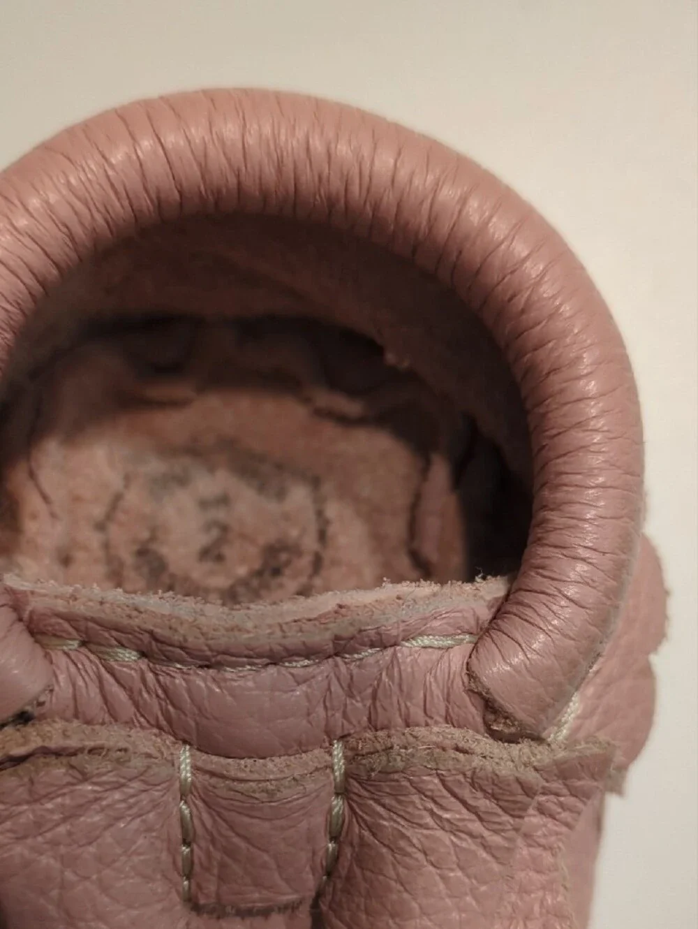 Freshly Picked Baby Moccasins in Blush